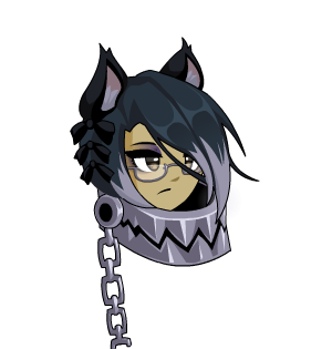Gothic Neko Glasses Collar Visage
