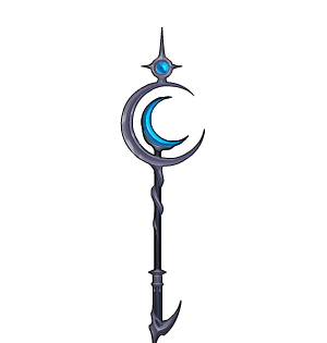 Silver Crescent Staff