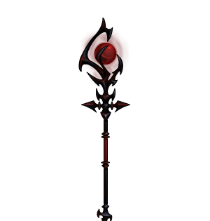 Rusted Blood Orb Staff