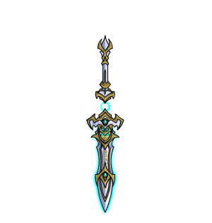 Enchanted Aurum Battle Blade