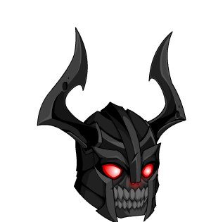 Enchanted Underworld Barbarian Helmed Skull