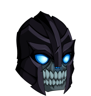 Underworld Barbarian Helmed Skull