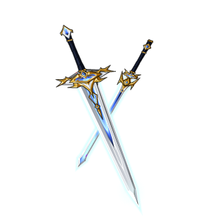 Royal Winter Paladin Backblades