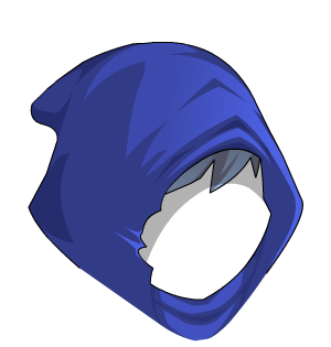 FrozenFlame Warrior's Hooded Hair