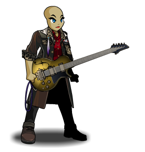 Rockstar Guitarist male