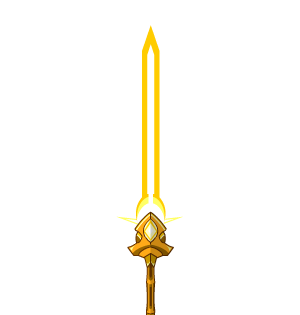 Dual Golden Star Sword