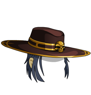 Gilded Gunslinger Hat + Locks