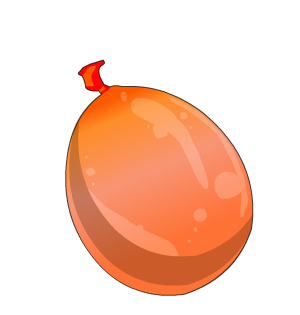 Orange Water Balloon