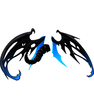 Ascended Obsidian WyvernLord Wings + Tail