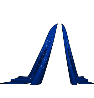 Sapphire Party Scarf