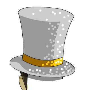 Sequined New Year's Hat