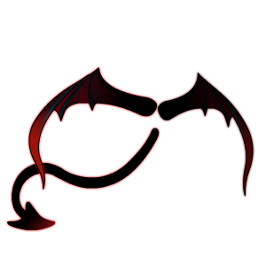 Tricky Leather Wings and Tail