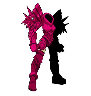 Pink Warrior Armor male