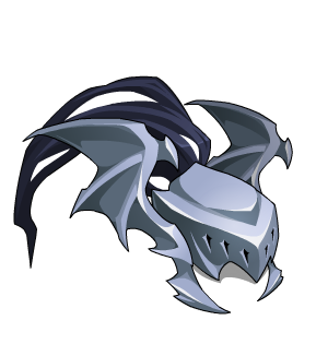 Platinum Drakkar Knight Helmet