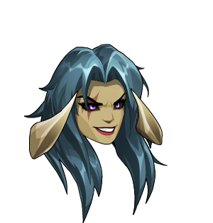 Horned Pleione Locks Visage