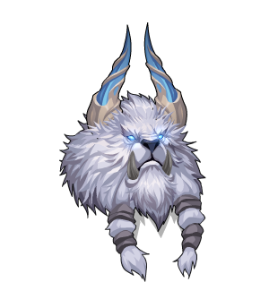 Dire Wolf Warden Horned Helm