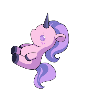 Midnight Unicorn Plushie XL