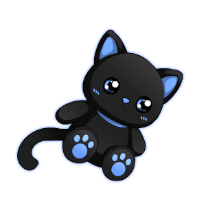 XL Neko Noir Plushie CC