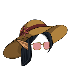 Musaa's Beach Hat and Shades