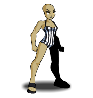 Retro Gothic Beachwear male