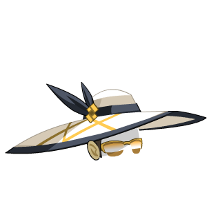 Royal SunHat Hair and Shades