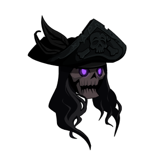 Dark Undead Necropirate Cap