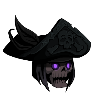 Dark Undead Necropirate Hat