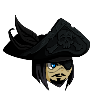 Dark Necropirate Eyepatch + Beard