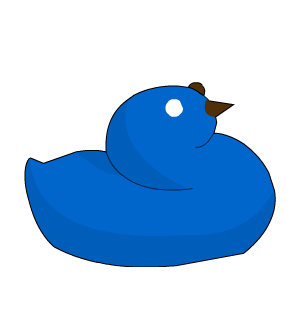 Blue Mini Duck