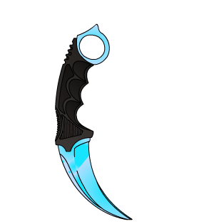 Turquoise Karambit