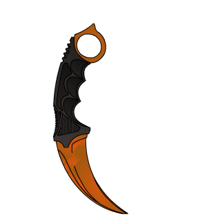 Bronze Karambit