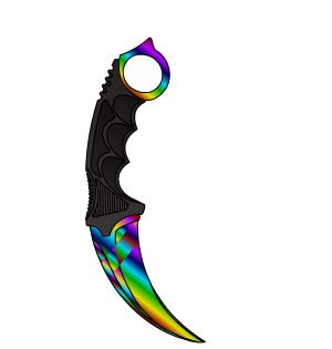 Rainbow Karambit