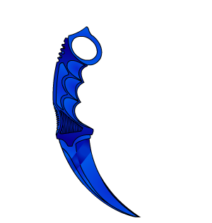 Flip | Blue Karambit (SPECIAL)