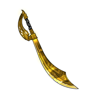 Blinding Cutlass on your Back