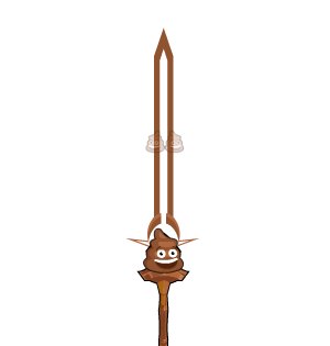 Poop Emoction Star Sword