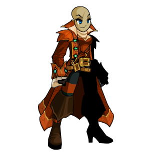 Orange Dragonborn Naval Commander male