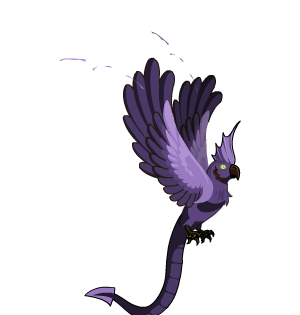 Purple Dragon’s Parrot Cape