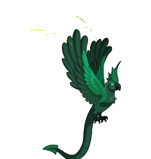 Green Dragon’s Parrot Cape