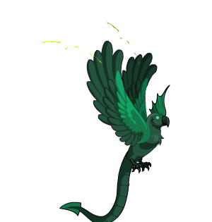 Green Dragon’s Parrot Cape