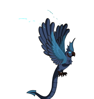 Blue Dragon’s Parrot Cape