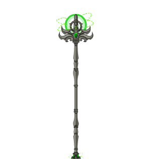 Dark Necromancer Staff