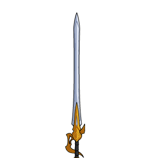 Golden UndeadSlayer Sword