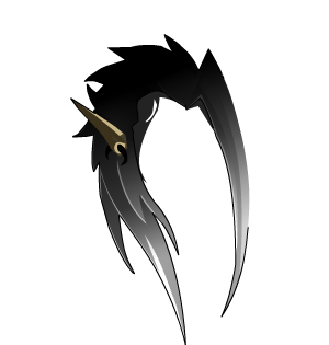 Black Warlock Hair (Rare)