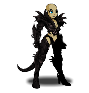 Dark Dragon Defender male