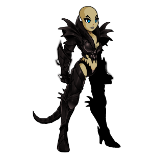 Dark Dragon Defender female