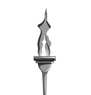 Silver Flame Torch