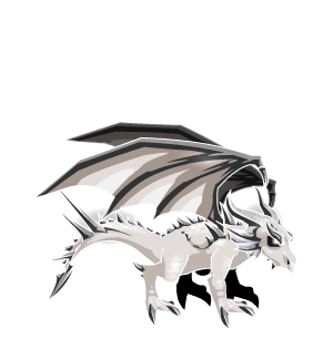 Silver Battle Dragon Pet