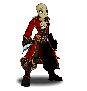 Crimson Pirate Mage male