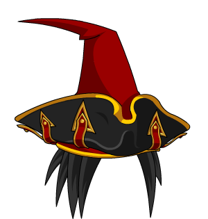 Crimson Pirate Mage Hat