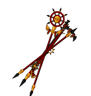 Crimson Pirate Mage Weapons
